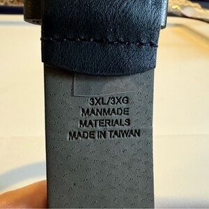 Plus size women’s Black Leather Belt